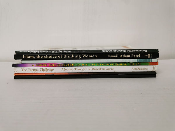 Bundle of 7 Mixed books on Islam Including Becoming Muslim by Nuh Ha Mim Keller