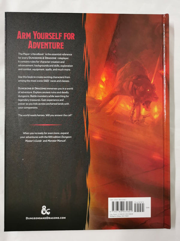 Dungeons & Dragons Player's Handbook by Wizards of the Coast (Hardcover, 2014)