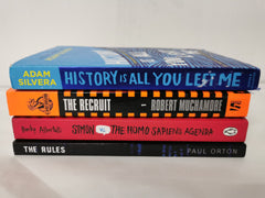 4 Books for Teens Age 12+ Includes Simon vs. the Homo Sapiens Agenda