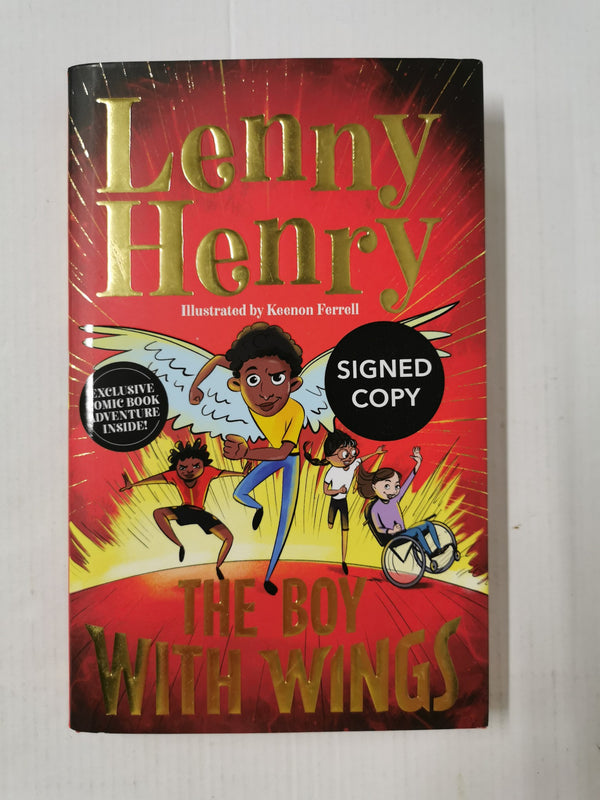 The Boy With Wings by Lenny Henry *SIGNED* (Hardcover, 2021)
