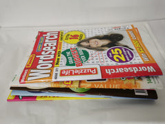 COLLECTION of 6 PUZZLE BOOKS/MAGS - Word search, Codebreaks, Crosswords *Unused*