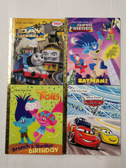 4 x Children's Reading books - Includes Trolls, Thomas & Friends, Disney, Batman