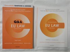 Concentrate Questions and Answers EU Law 2nd Ed & Concentrate Eu Law 6th Ed.