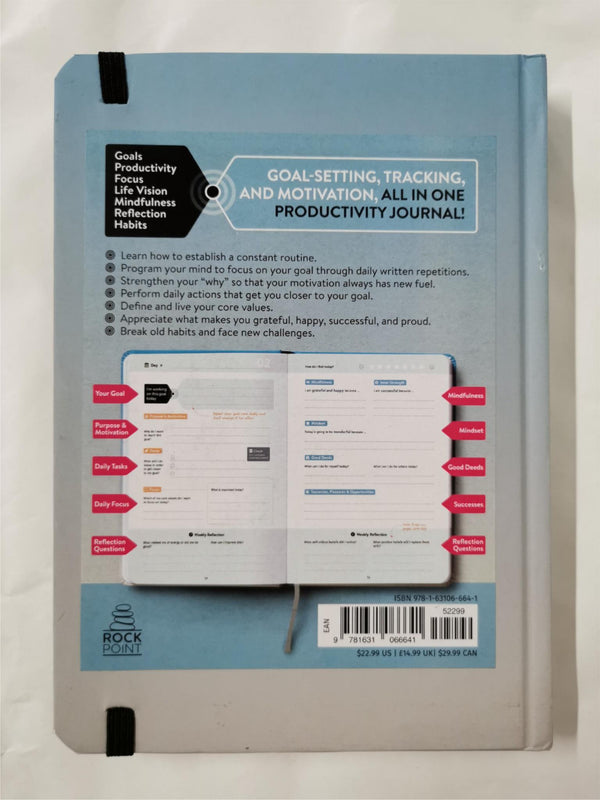 Success Journal / Serious Blue: A Productivity Goal Planner by Matthias Hechler