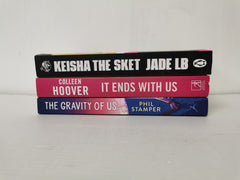 3 x Bestselling YA Books! It Ends With Us, The Gravity of Us, Keisha The Sket