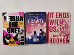 3 x Bestselling YA Books! It Ends With Us, The Gravity of Us, Keisha The Sket
