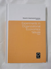 Experiments in Organizational Economics (Research in Experimental Economics) v.1