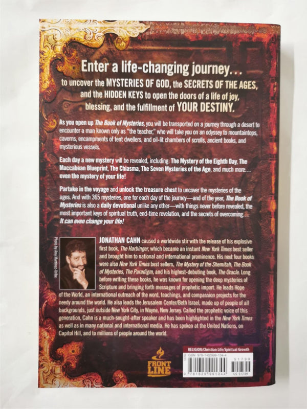 The Book of Mysteries by Jonathan Cahn (2018, Paperback)