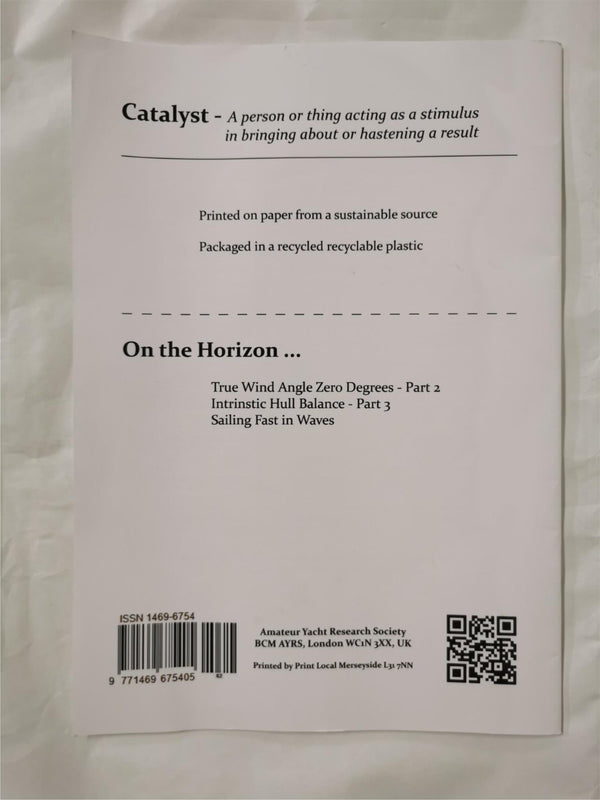 Catalyst Journal of Amateur Yacht Research Society No. 62 August 2022