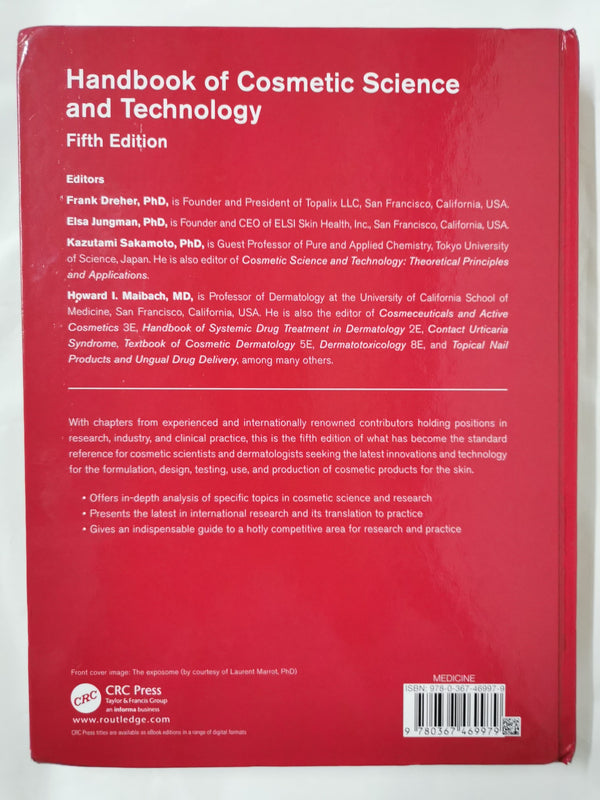 Handbook of Cosmetic Science and Technology by Frank Dreher, Elsa Jung
