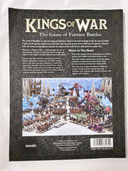 Kings of War 3rd Edition Gamer's Rulebook - Mantic Third Softcover Rules THG