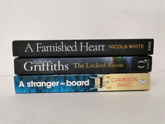 Bundle 3 Thrillers! A Famished Heart, The Locked Room, A Stranger On Board