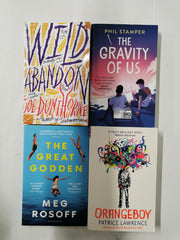 Bundle 4 YA Books: The Gravity of Us, Wild Abandon, Orangeboy, The Great Godden