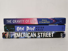Bundle of 3 YA Books: The Gravity of Us, American Street, One Drop