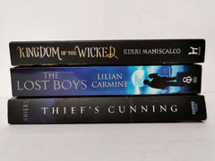 Mixed 3 Book Fantasy Novel Bundle, Includes Kingdom of the Wicked, The Lost Boys