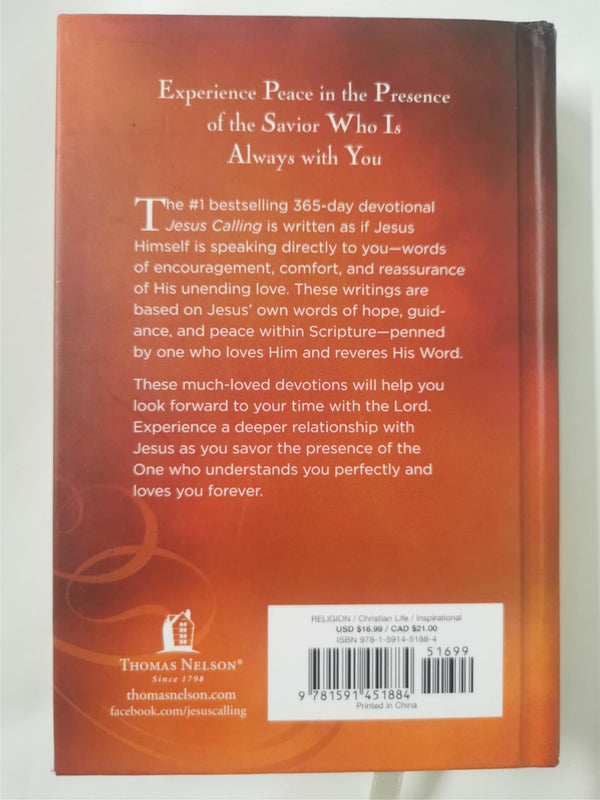 Jesus Calling, Padded Hardcover, with Scripture references: by Sarah Young