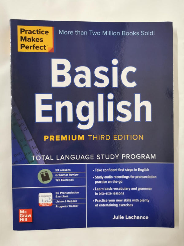 Practice Makes Perfect: Basic English, Premium Third Edition by Julie Lachance