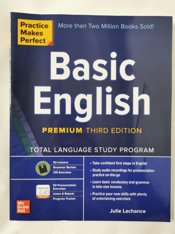 Practice Makes Perfect: Basic English, Premium Third Edition by Julie Lachance