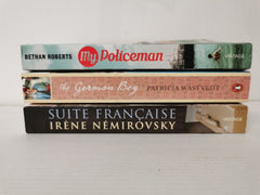 Bundle 3 x Historical Fiction: My Policeman, The German Boy, Suite Française