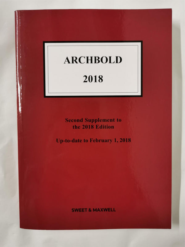 Archbold: Criminal Pleading, Evidence and Practice 2018 2nd Supplement