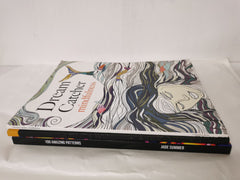 Adult Mindfulness Colouring Book Bundle Dream Catcher/Stress Relief/Jade Summer