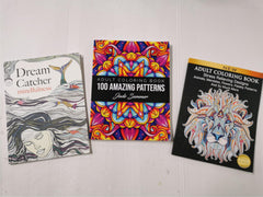 Adult Mindfulness Colouring Book Bundle Dream Catcher/Stress Relief/Jade Summer