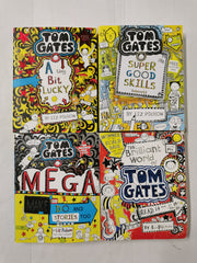 Bundle Of 4 Tom Gates Books by Liz Pichon Incl. The Brilliant World of Tom Gates