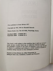 Autobiographical Novel by Kenneth Rexroth (Paperback, 1977) First Edition