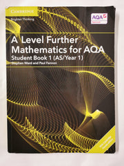 A Level Further Mathematics for AQA Student Book 1 (AS/Year 1) by Paul Fannon