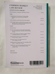 Common Market Law Review Vol59 No. 4 Aug 2022 by  Alison McDonnell