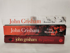3 x John Grisham Bestsellers! The Rooster Bar, Gray Mountain & The Partner