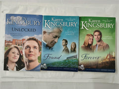 Karen Kingsbury 3 Book Set Unlocked, Forever & Found