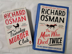 The Thursday Murder Club & The Man Who Died Twice *BUNDLE* by Richard Osman