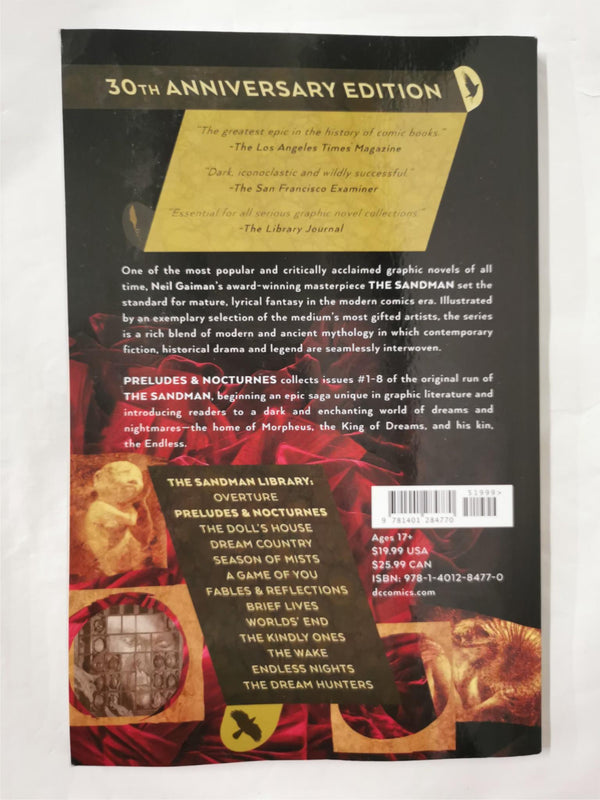 The Sandman Volume 1: Preludes and Nocturnes: 30th Anniversary Ed by Neil Gaiman