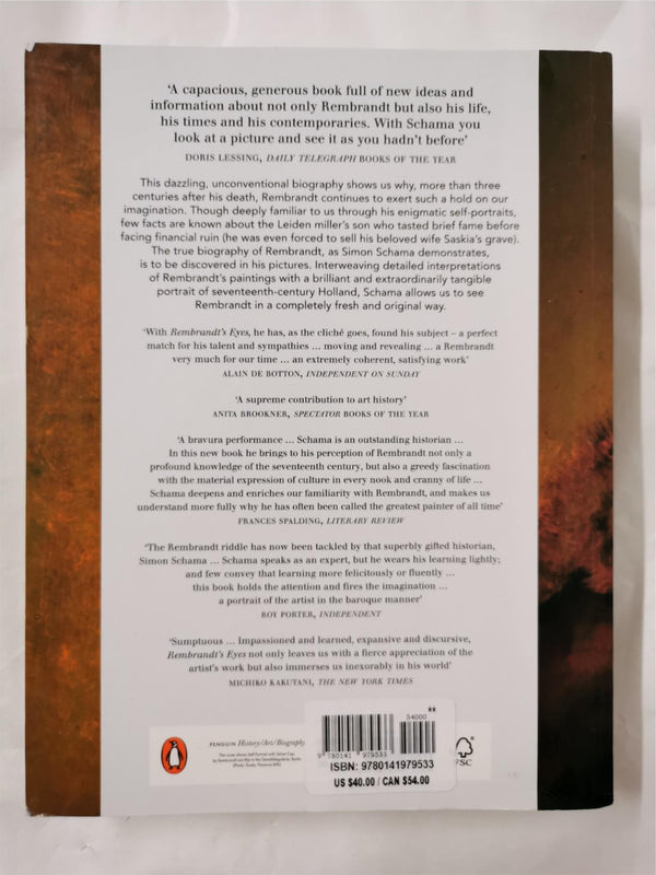 Rembrandt's Eyes by Simon Schama (Paperback, 2014)