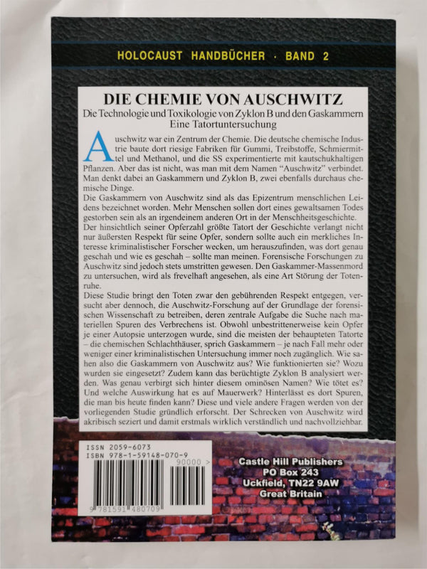 Die Chemie Von Auschwitz  by Germar Rudolf (Paperback  2017)