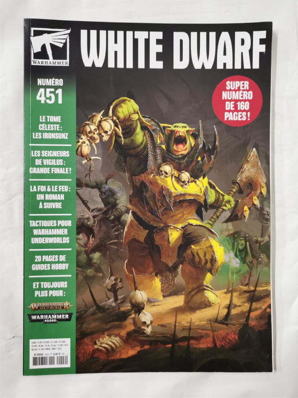 WHITE DWARF WARHAMMER 40,000 Magazine Issue #451 French