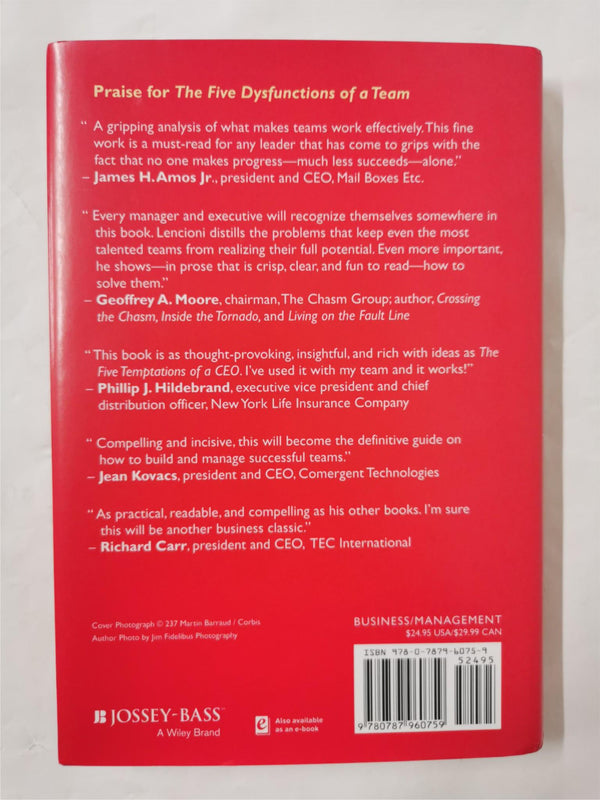 The Five Dysfunctions of a Team: A Leadership Fable by Patrick M. Lencioni