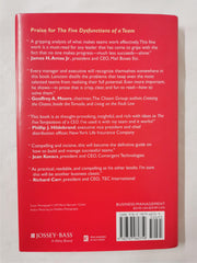 The Five Dysfunctions of a Team: A Leadership Fable by Patrick M. Lencioni