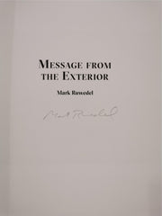 Message From the Exterior Hardcover by Mark Ruwedel (signed)