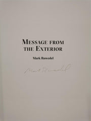 Message From the Exterior Hardcover by Mark Ruwedel (signed)