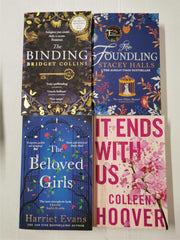 The Foundling, Beloved Girls, Binding, It Ends With Us - 4 Book Set