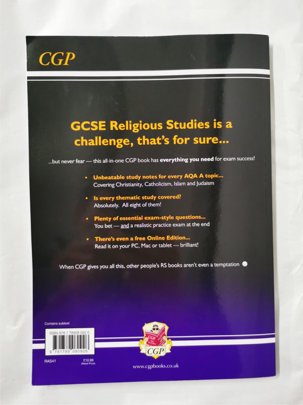 Grade 9-1 GCSE Religious Studies: AQA A Complete Revision & Practice with Online