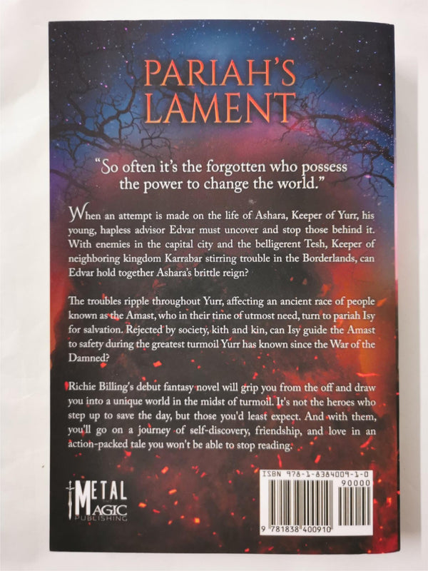 Pariah's Lament by Richie Billing *Signed* (Paperback, 2021)