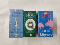 3 Little Library Box Sets: Peppa, Mog & Peter Rabbit