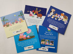 Bundle of 5 Peppa Pig Stories Inc Doctors and Nurses & Marvellous Magnets