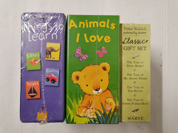 3 Kids Box Sets: Peter Rabbit, Animals I Love & Things to Learn (11 Books)