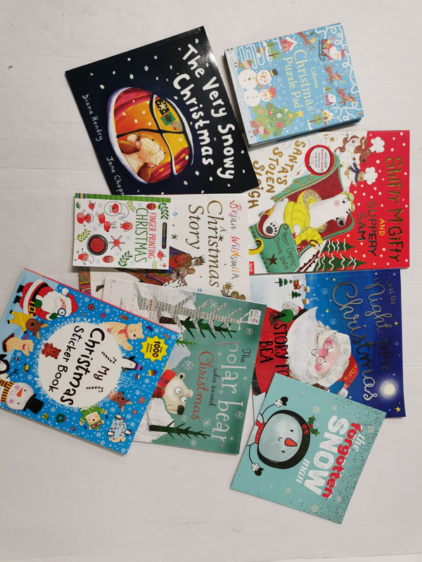 Bundle 9 x Children's Christmas Story & Activity books: Mog's Christmas and More