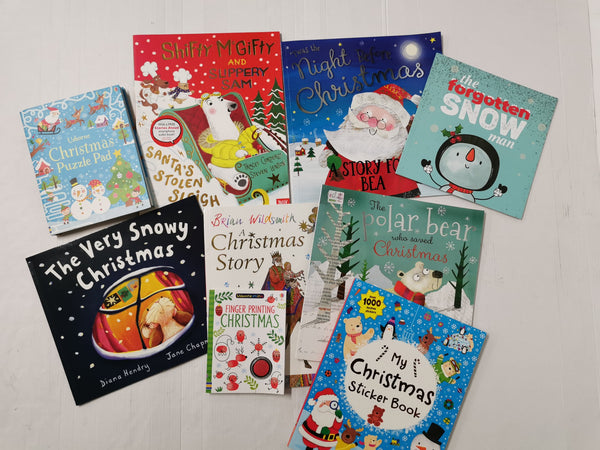 Bundle 9 x Children's Christmas Story & Activity books: Mog's Christmas and More
