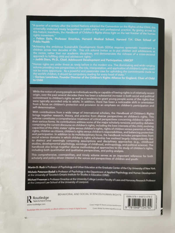 Handbook of Children's Rights by Martin D. Ruck